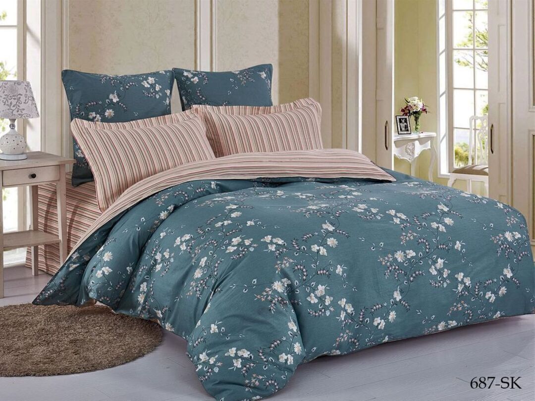 КПБ семейный сатин в коробке Satin de Luxe SK Клео <687-SK>