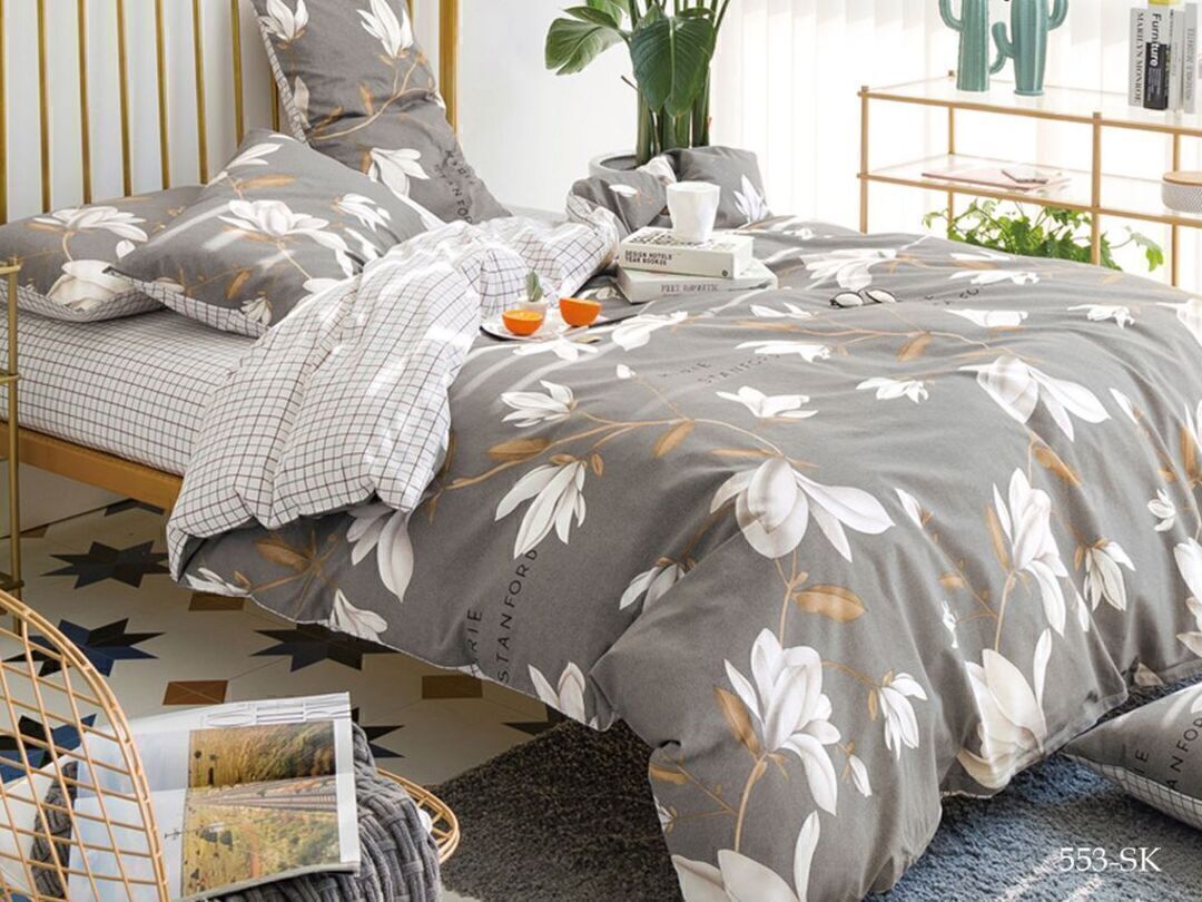КПБ 2сп сатин в коробке (нав 70*70) Satin de Luxe SK Клео <553-SK>